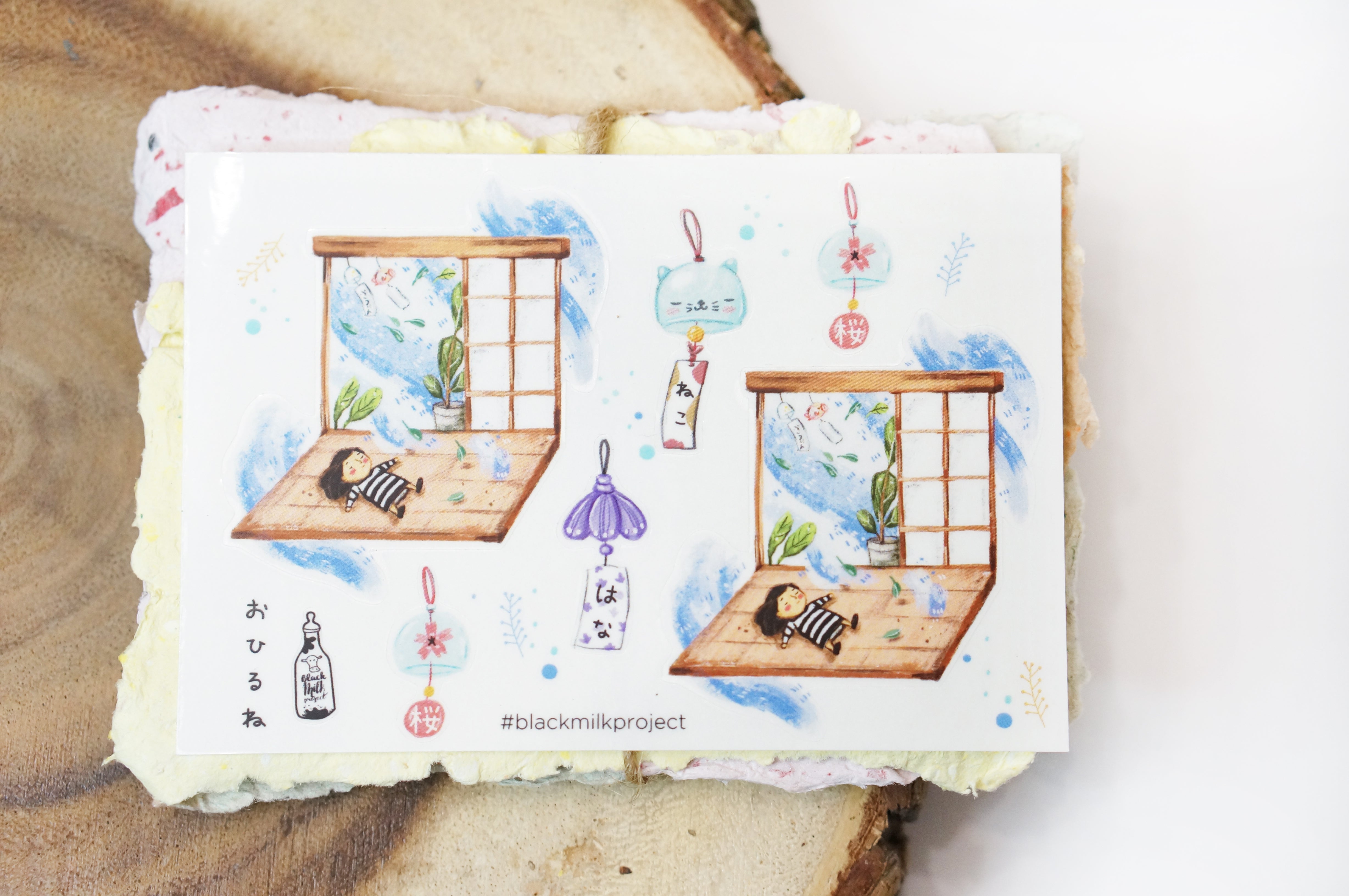 BLACK MILK PROJECT Mini Sticker Sheet - Afternoon Nap