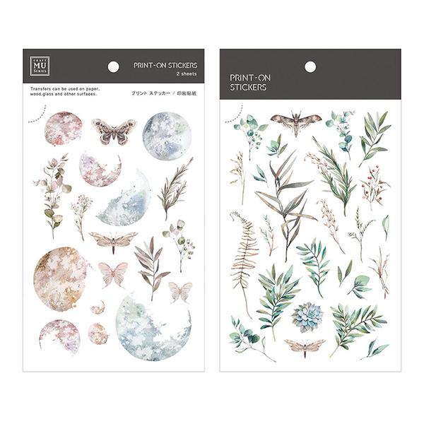 MU Craft Print-On Sticker Fairy Garden 066