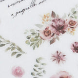 MU Craft Print-On Sticker Watercolor Blooms 088