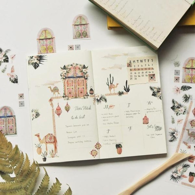MU Craft Print-On Sticker Moroccan House 095