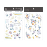 MU Craft Print-On Sticker Blue Garden 107