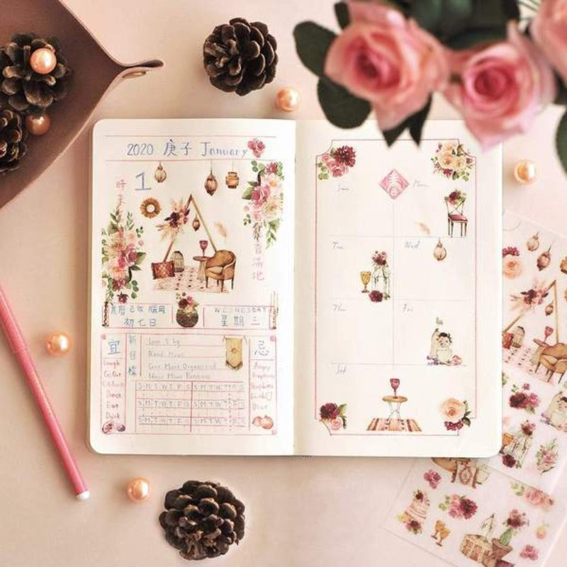 MU Craft Print-On Sticker Musical Garden 110