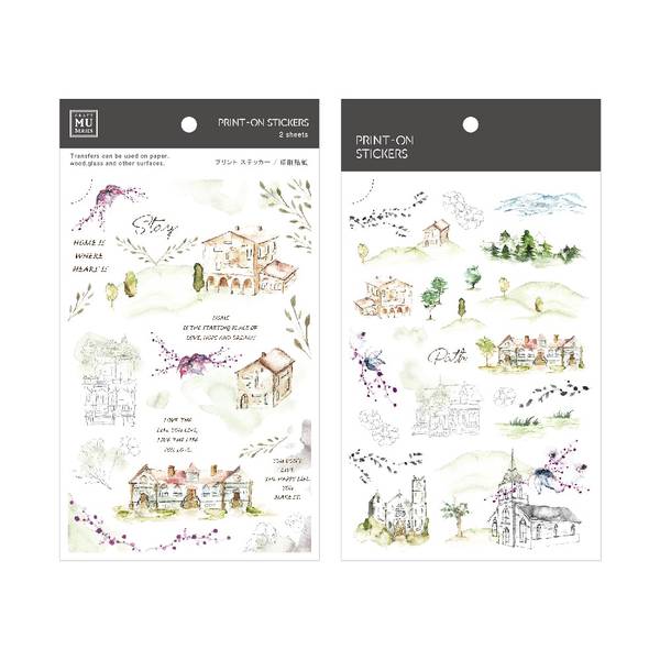MU Craft Print-On Sticker European Scenery 112