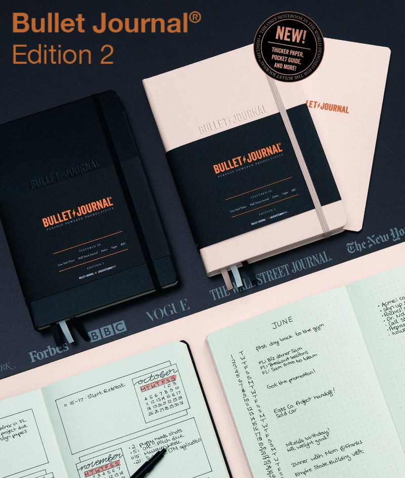 LEUCHTTURM1917 Bullet Journal Edition II A5 Medium Notebook Blush