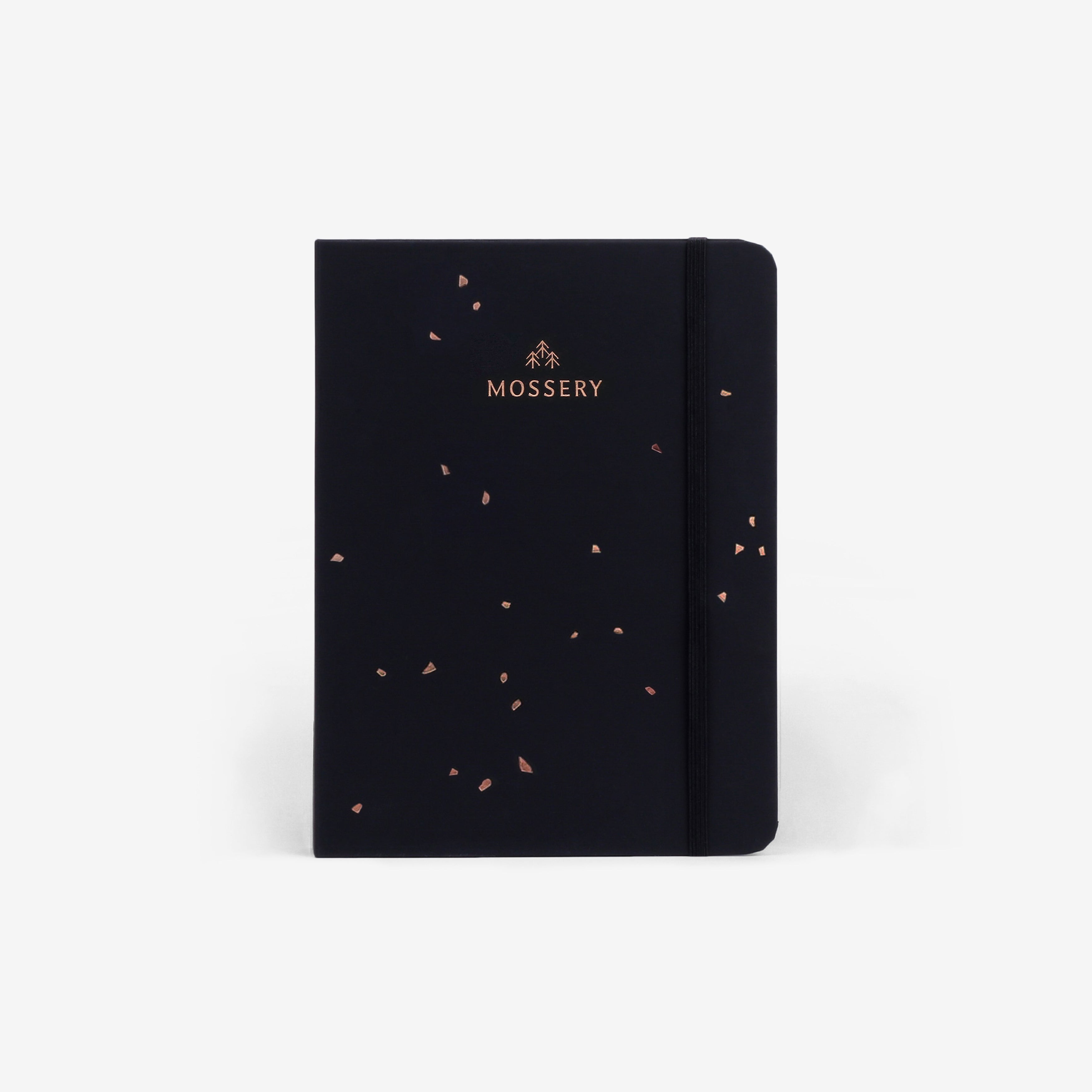MOSSERY 2021 Hardcover Planner Monthly+Weekly Horizontal-Black Speckle 025