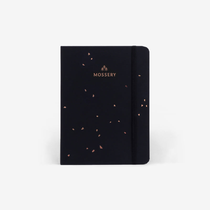 MOSSERY 2021 Hardcover Planner Monthly+Weekly Horizontal-Black Speckle 025
