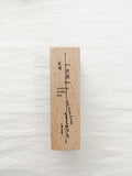 BANFAN Rubber Stamp Vertical Strikeout