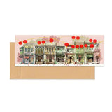 LORONGANDLANE Greeting Card Long Single Penang Shop House Musim Spring