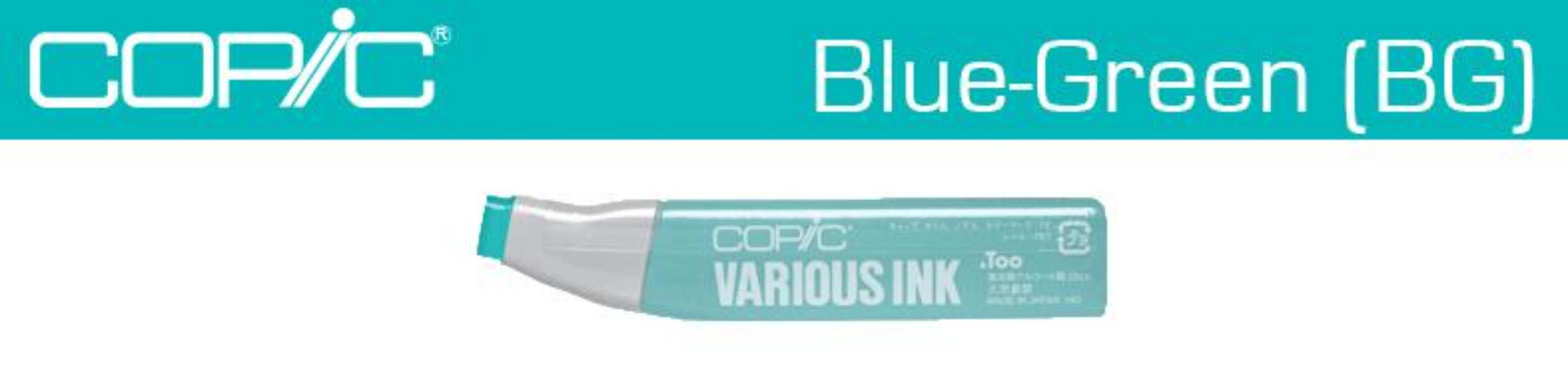 COPIC Various Ink Refill BLUE GREEN (BG02-BG18)