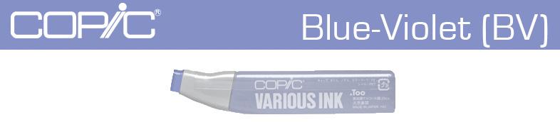 COPIC Various Ink Refill BLUE VIOLET (BV00-BV31)