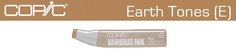 COPIC Various Ink Refill EARTH TONES (E35-E71)
