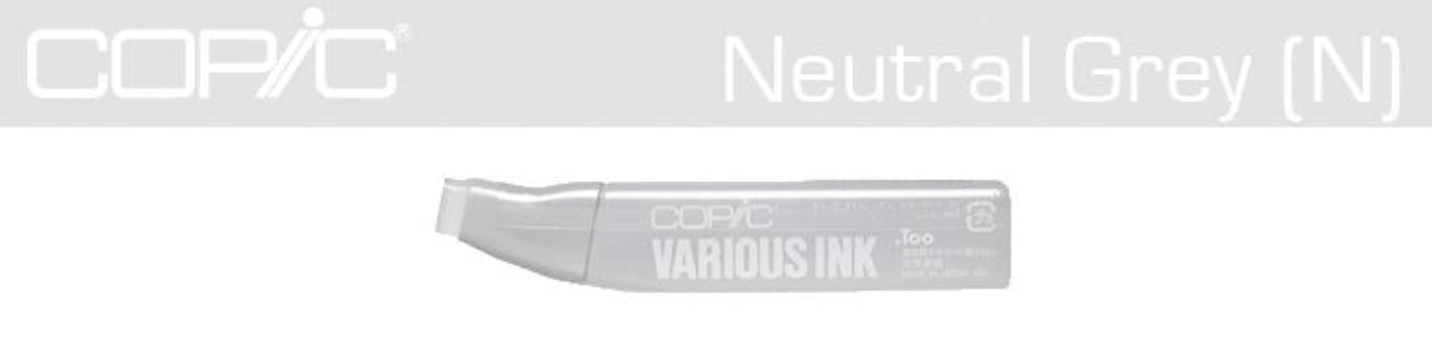 COPIC Various Ink Refill NEUTRAL GRAY (N0-N8)