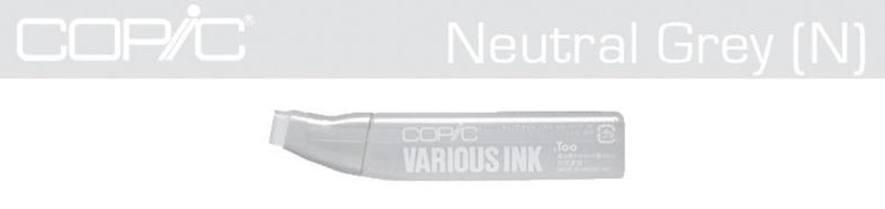 COPIC Various Ink Refill NEUTRAL GRAY (N0-N8)