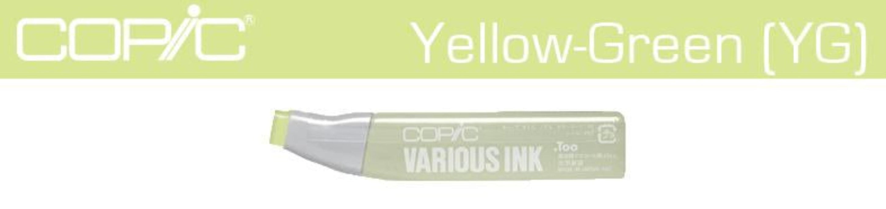 COPIC Various Ink Refill YELLOW GREEN (YG01-YG17)