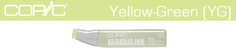 COPIC Various Ink Refill YELLOW GREEN (YG01-YG17)