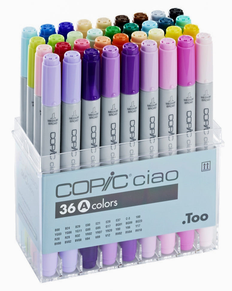 COPIC Ciao Marker 36Cols Set A