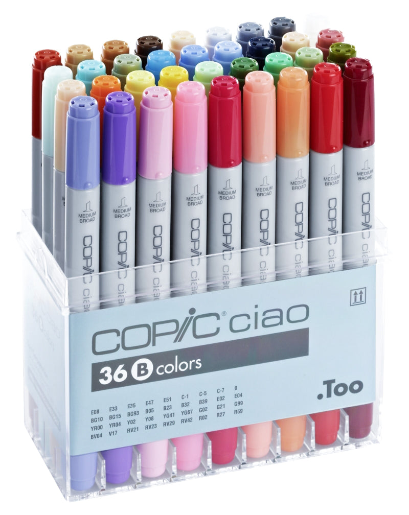 COPIC Ciao Marker 36Cols Set B