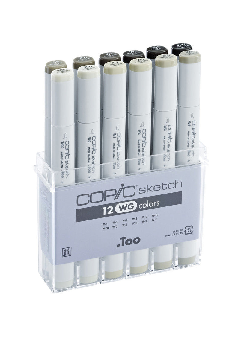 COPIC Sketch Marker 12Cols Set WG