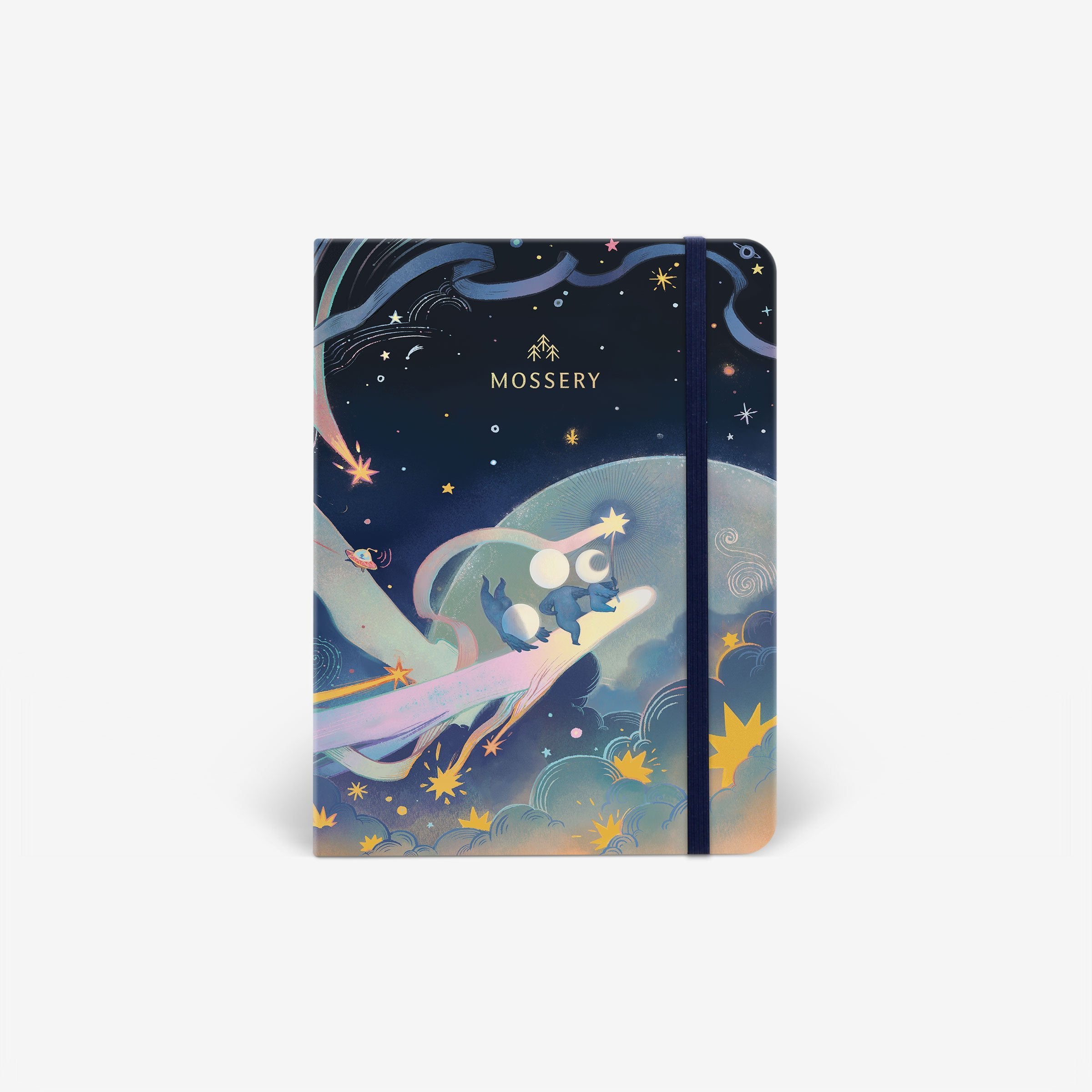 MOSSERY 2021 Hardcover Planner Monthly+Weekly Horizontal-Cosmic Adventure 065