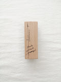 BANFAN Rubber Stamp Vertical Strikeout