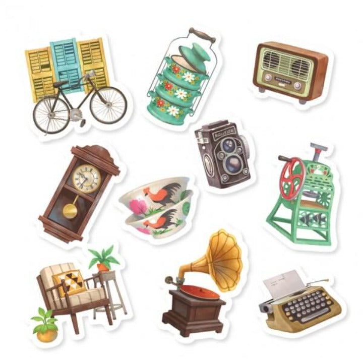 LOKA MADE Deco Sticker Good Old Days: Inspiring Days