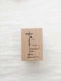 BANFAN Rubber Stamp Vertical Strikeout