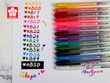 SAKURA Gelly Roll Pen 5Colors Glossy Glaze Set