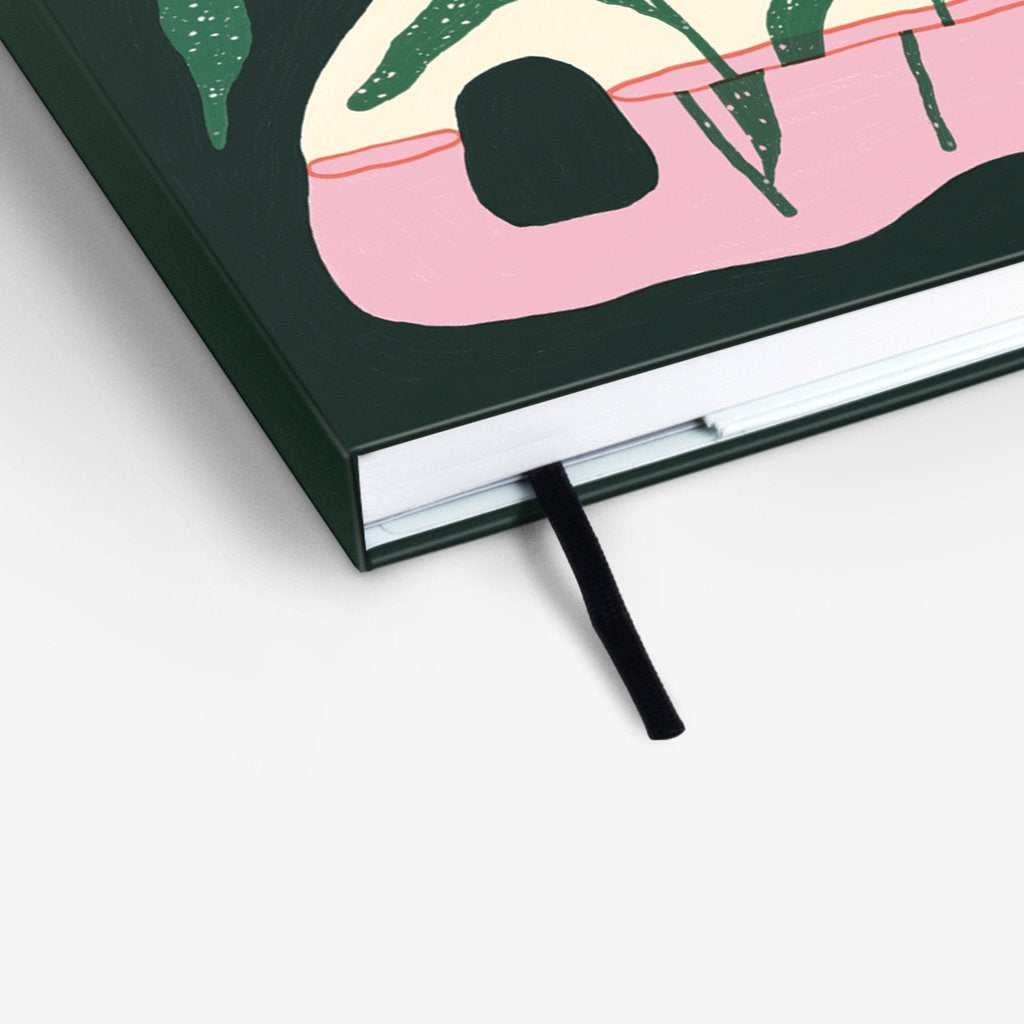 MOSSERY 2021 Hardcover Planner Monthly+Weekly Vertical-Flower Piece 077