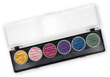 COLIRO FINETEC Pearl Color Set 6 Colors 30mm Plastic Case