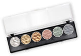 COLIRO FINETEC Pearl Color Set 6 Colors 30mm Plastic Case