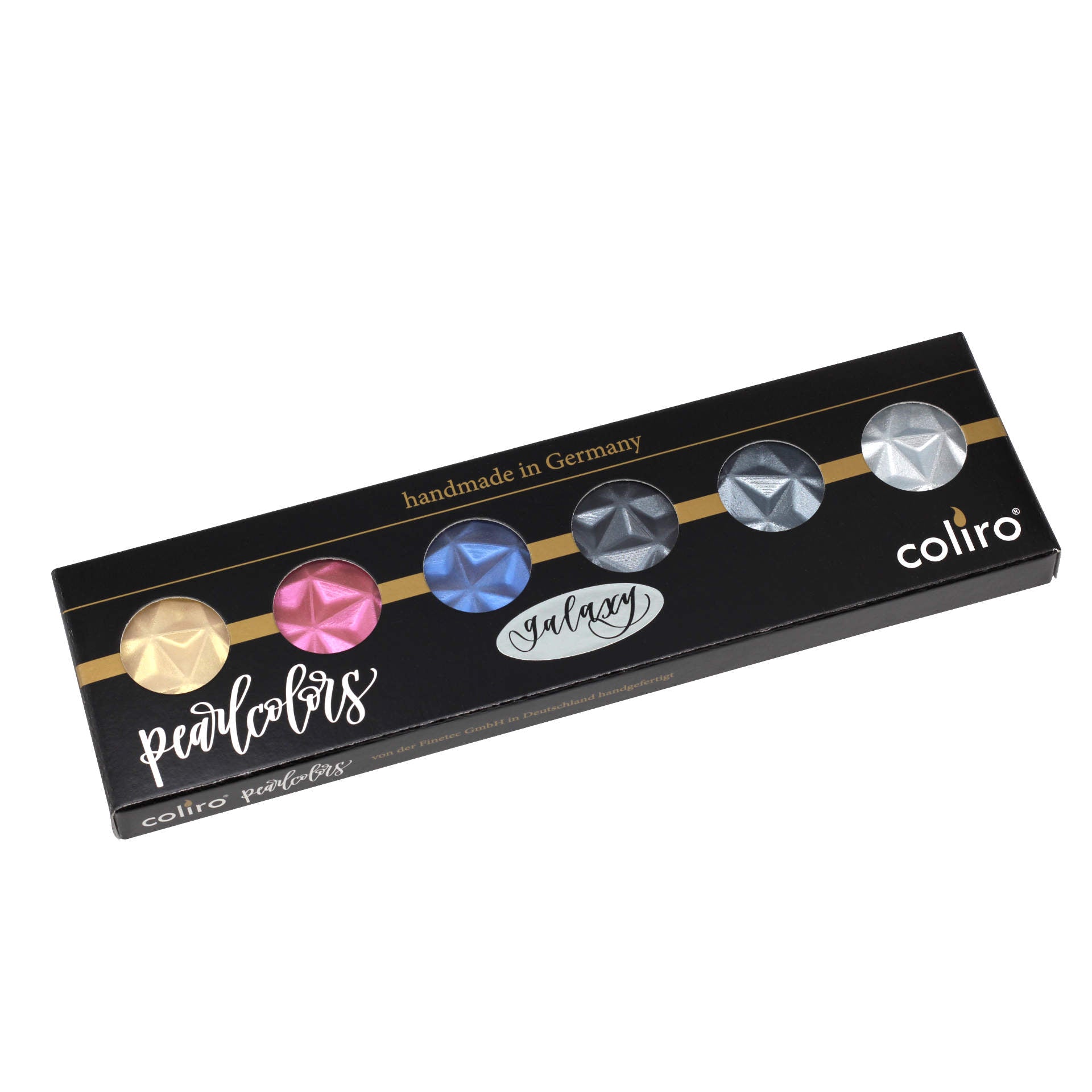 COLIRO FINETEC Pearl Color Set 6 Colors 30mm Plastic Case