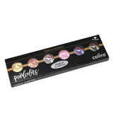 COLIRO FINETEC Pearl New 2020 Set 6 Colors 30mm Plastic Case