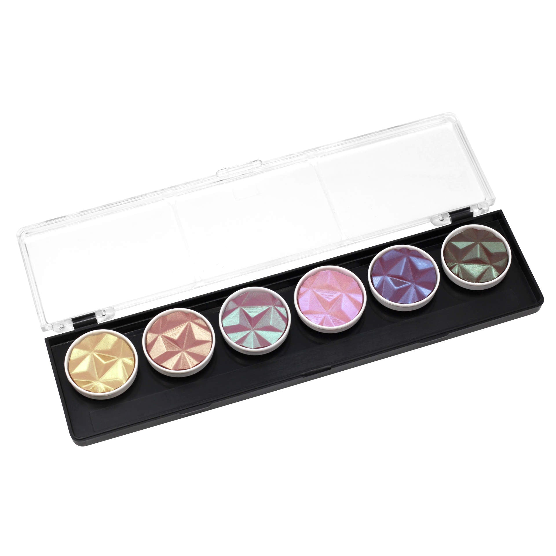 COLIRO FINETEC Pearl New 2020 Set 6 Colors 30mm Plastic Case