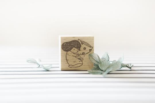 KAMI Rubber Stamp Goodnight Night Sky Pillow