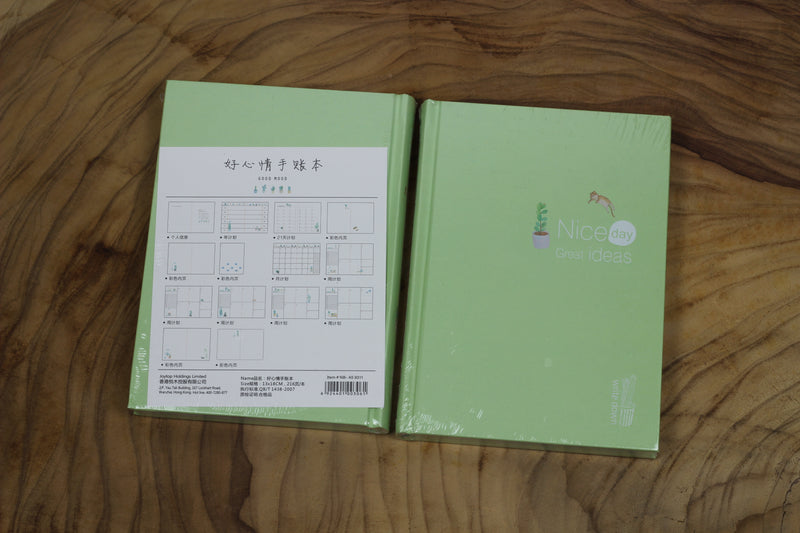 JOYTOP Notebook 13 x 18cm Light Green