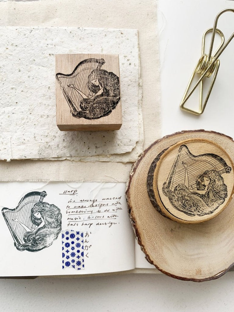BLACK MILK PROJECT Rubber Stamp The Harp