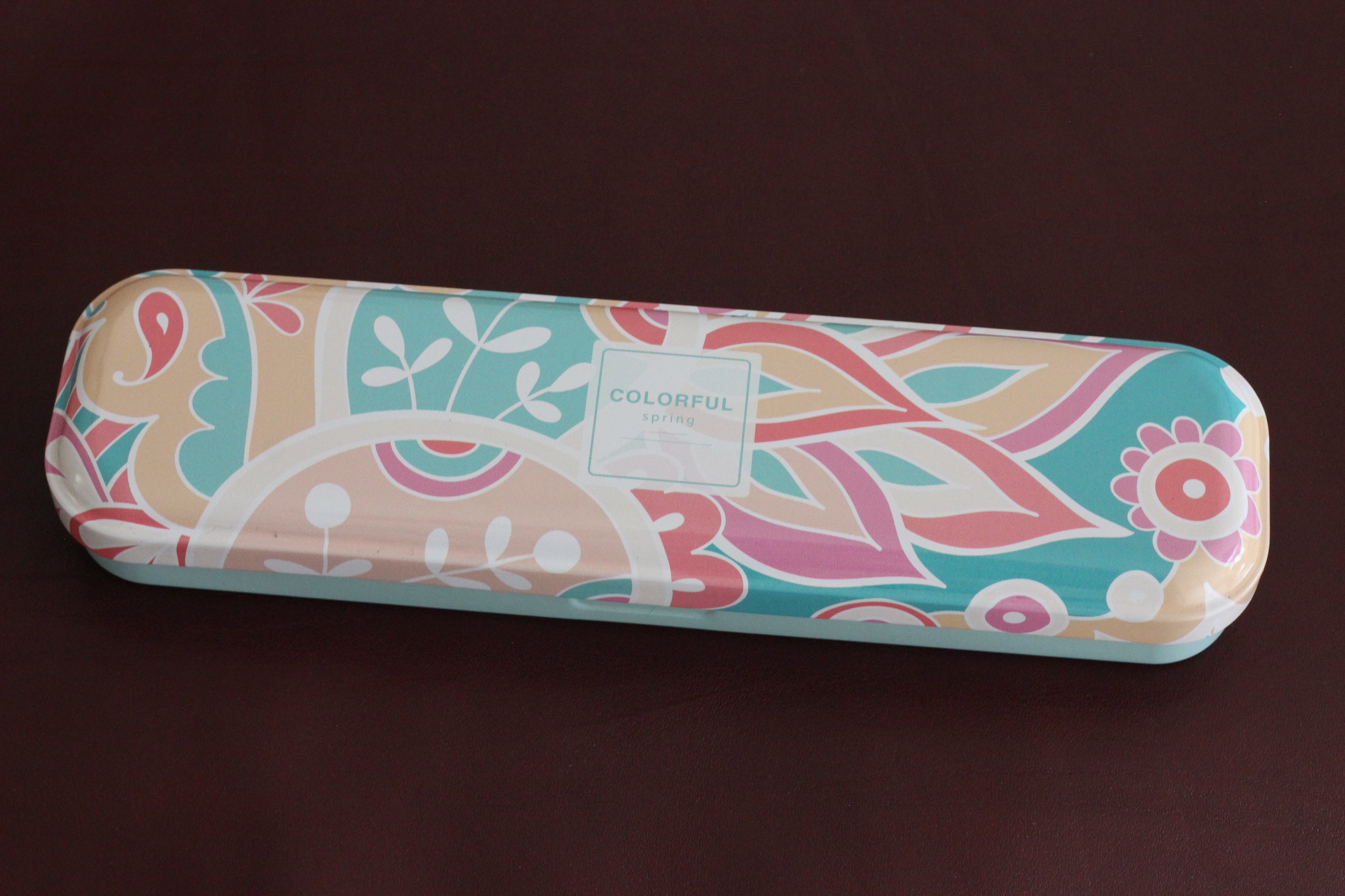 Pencil Box Metal Colorful