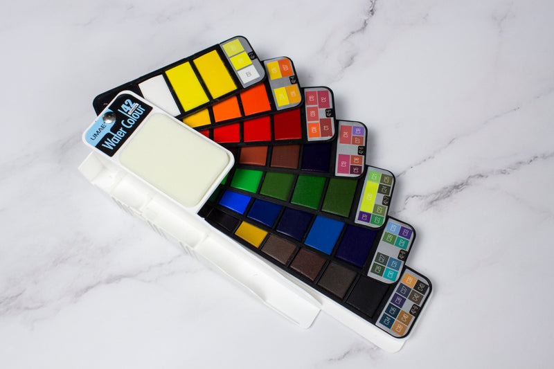 UMAE Traveler Pocket Watercolor 42 Colors Set