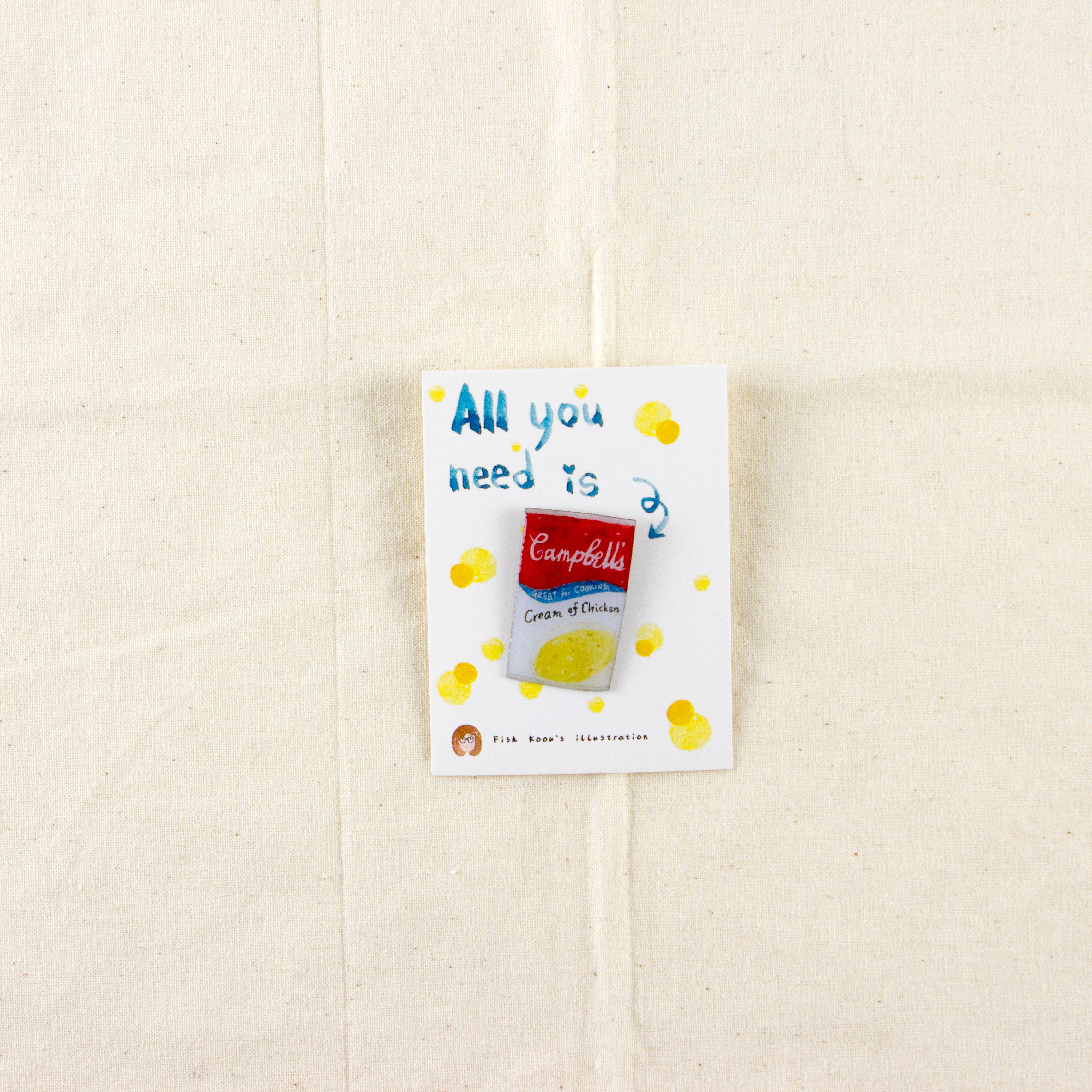 FISH KOOU'S Illustration Epoxy Pin