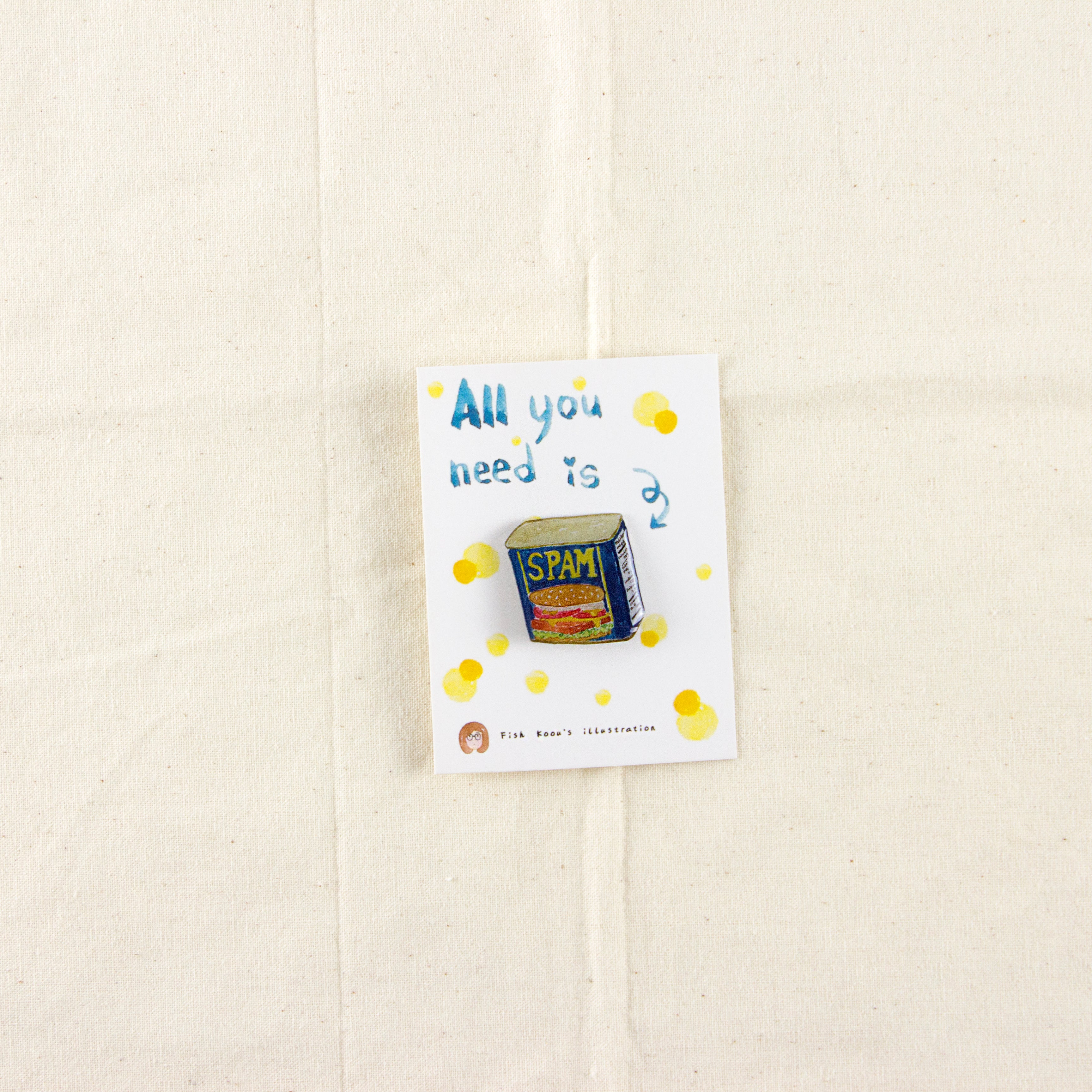 FISH KOOU'S Illustration Epoxy Pin