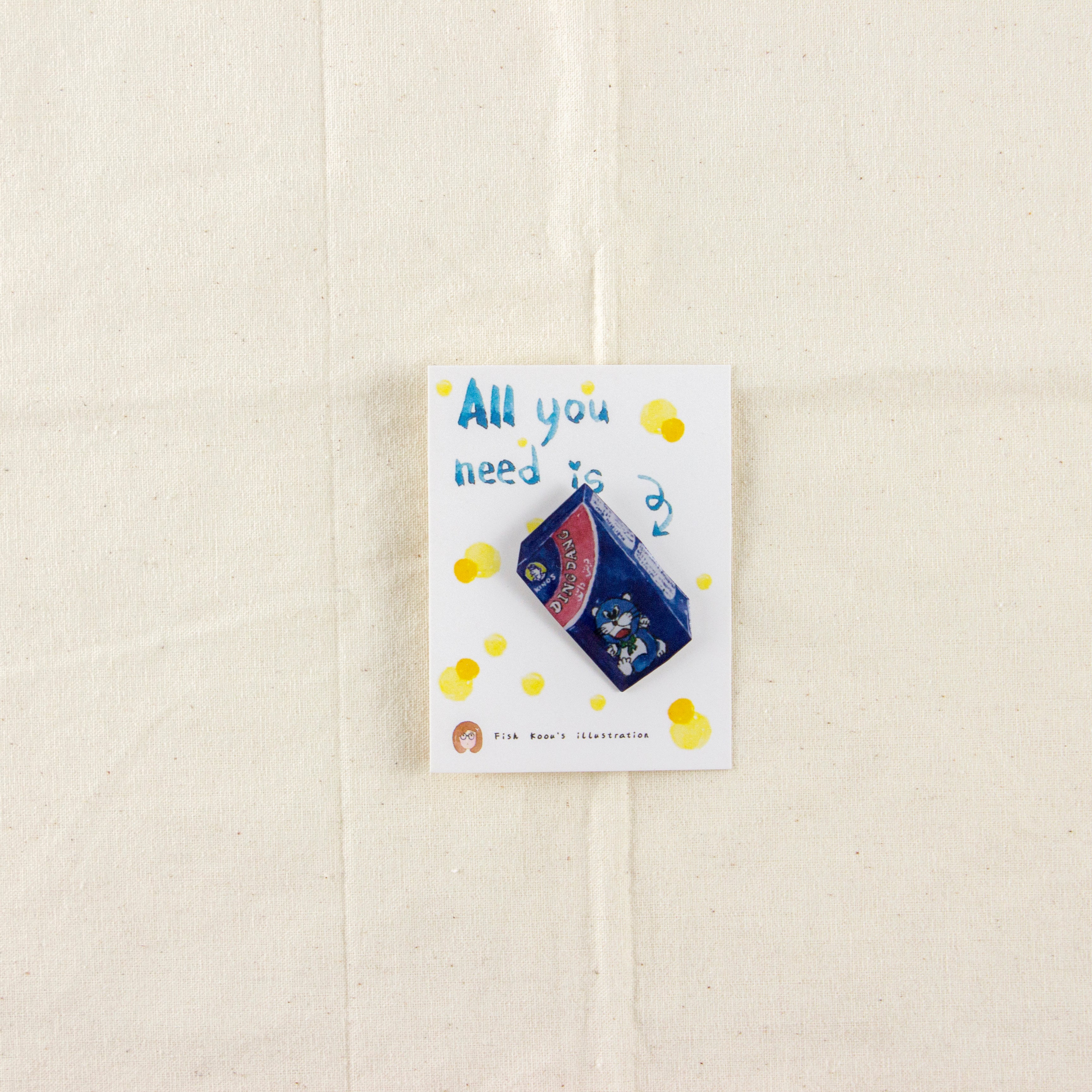 FISH KOOU'S Illustration Epoxy Pin