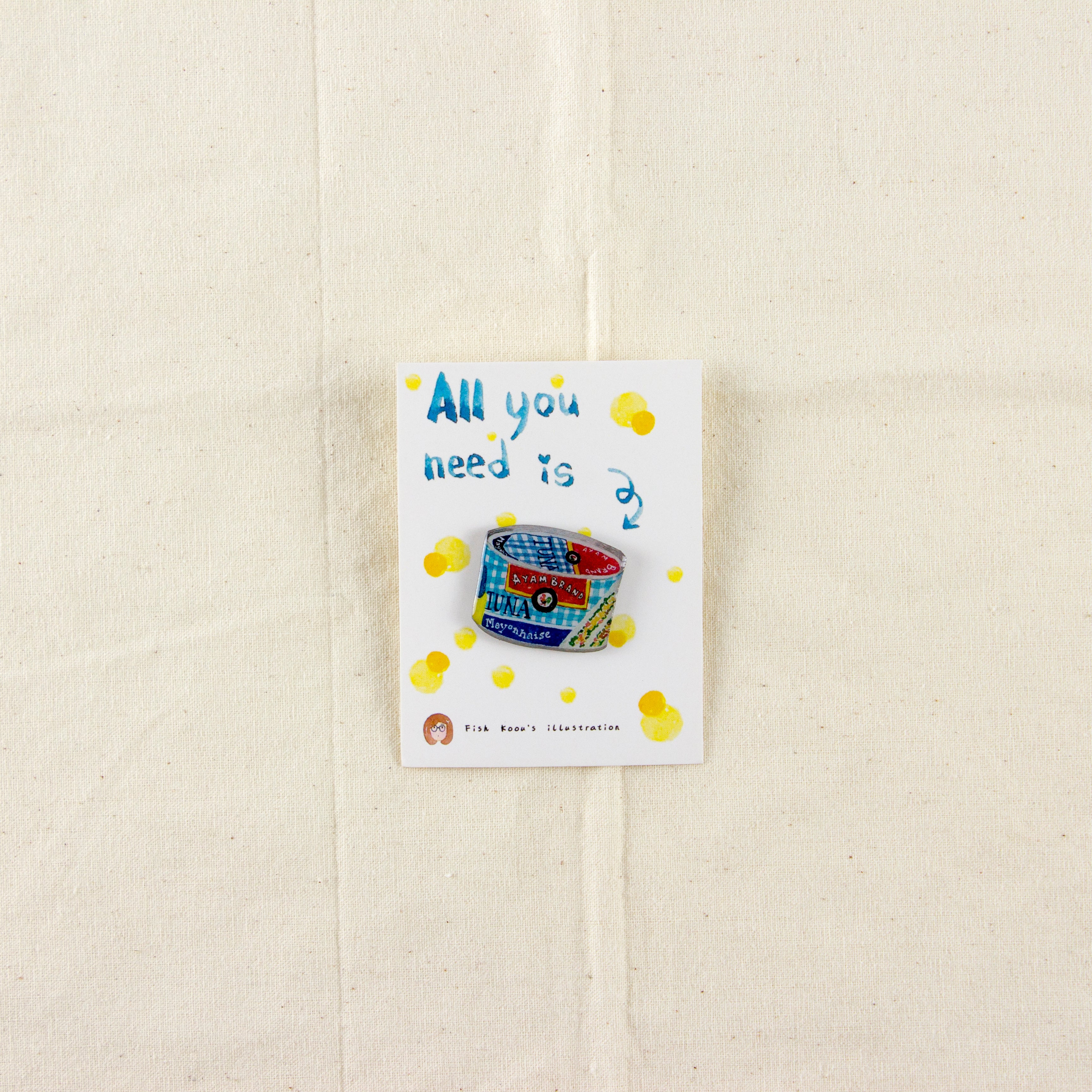 FISH KOOU'S Illustration Epoxy Pin