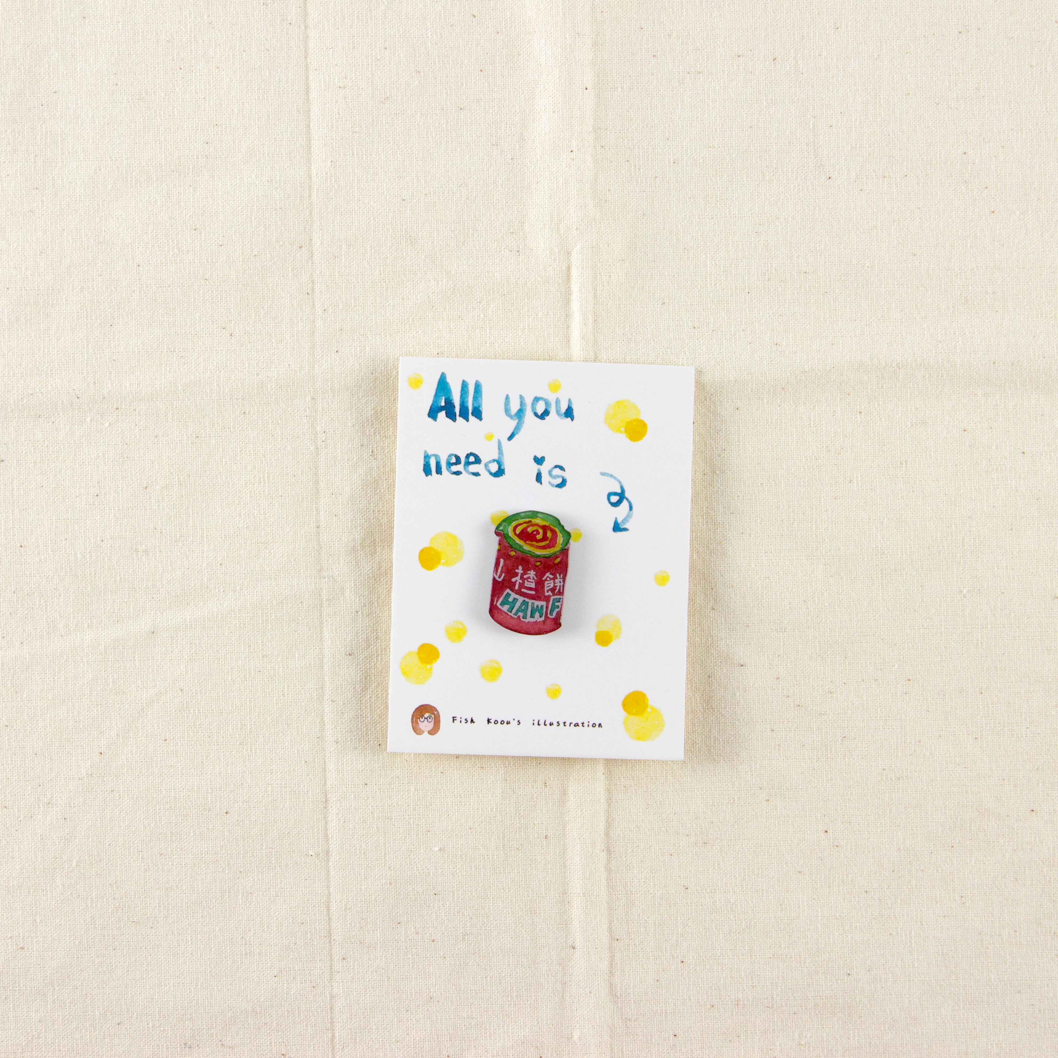 FISH KOOU'S Illustration Epoxy Pin
