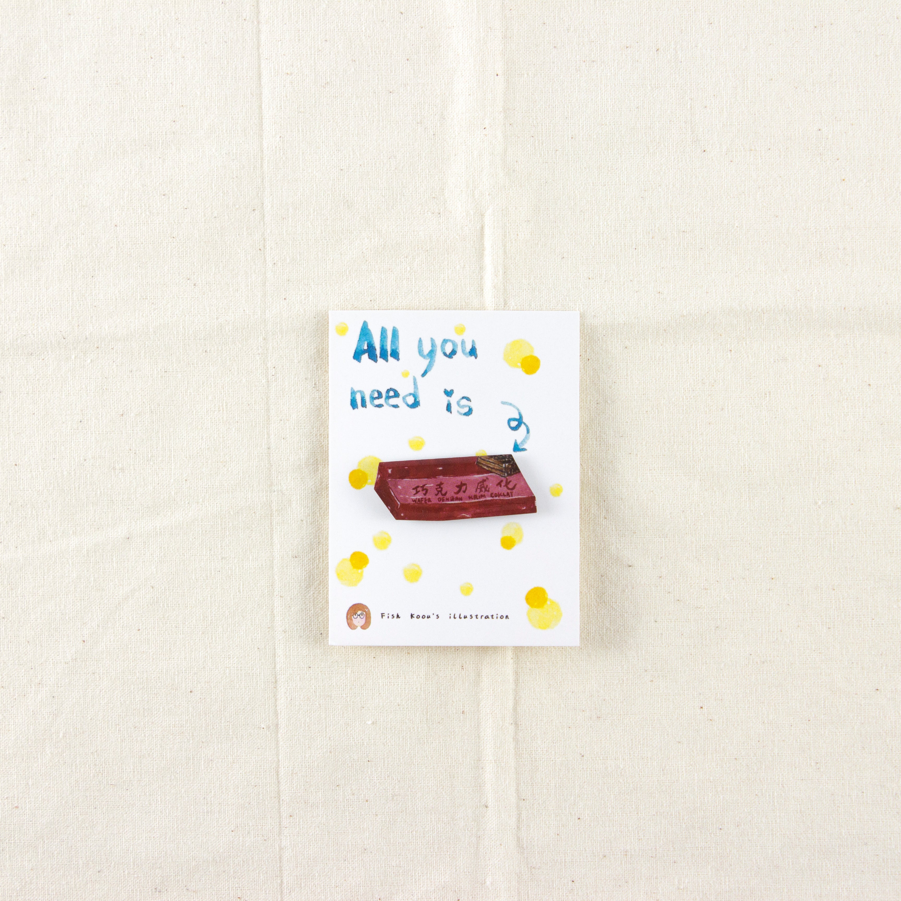 FISH KOOU'S Illustration Epoxy Pin