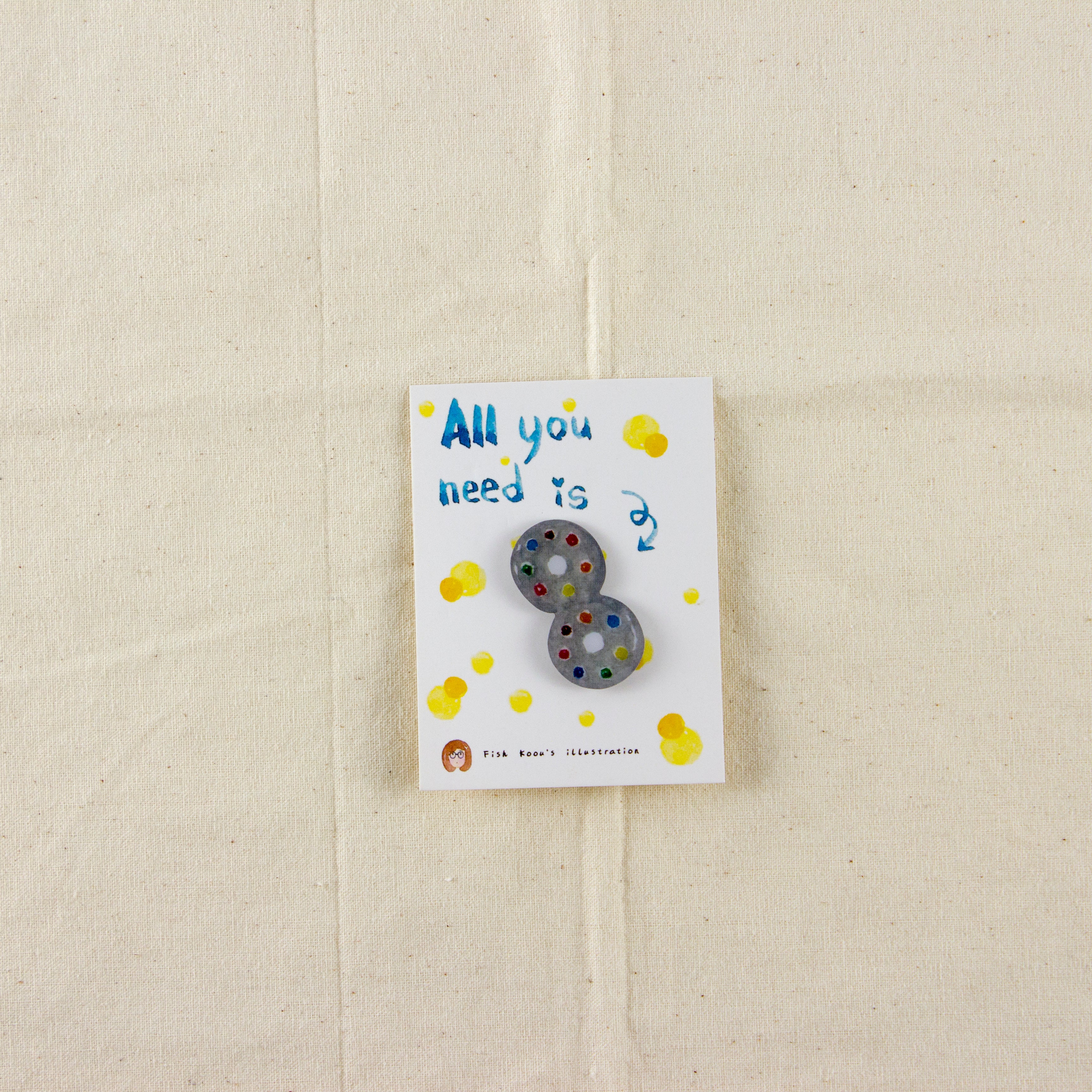 FISH KOOU'S Illustration Epoxy Pin