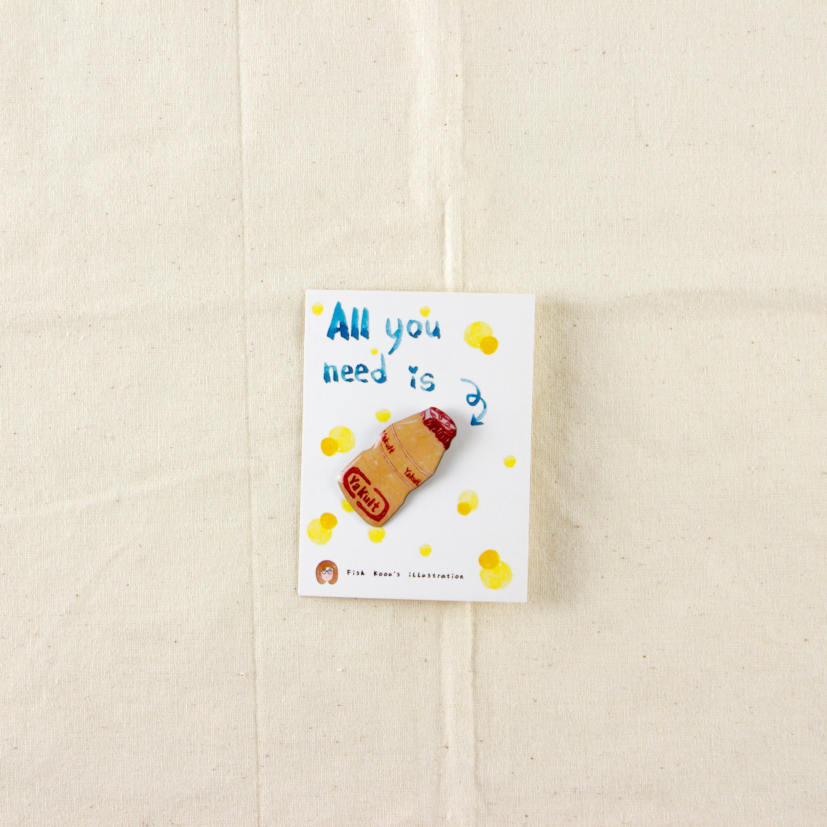 FISH KOOU'S Illustration Epoxy Pin