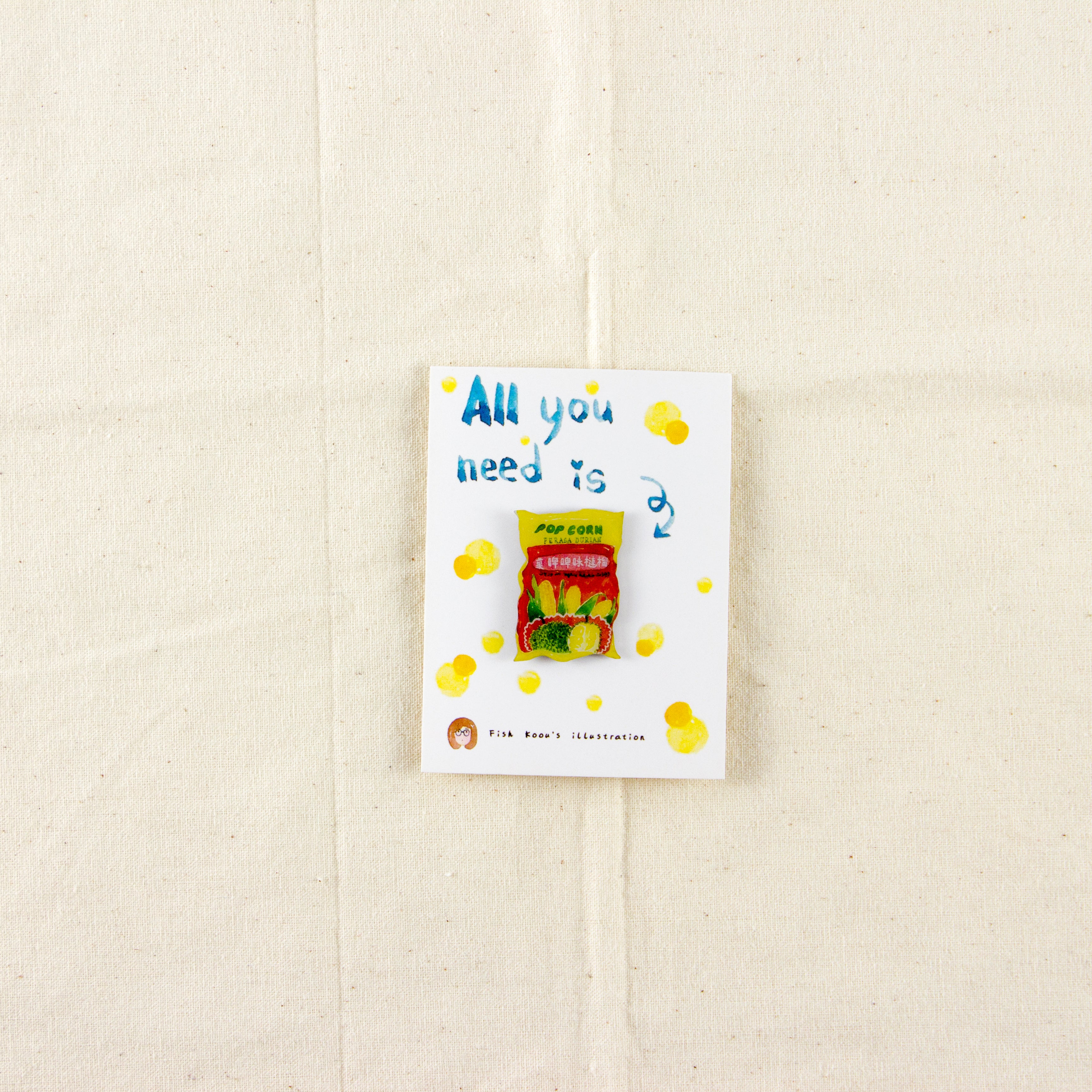 FISH KOOU'S Illustration Epoxy Pin