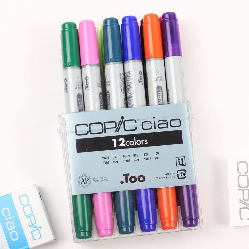 COPIC Ciao Marker 12Cols Set