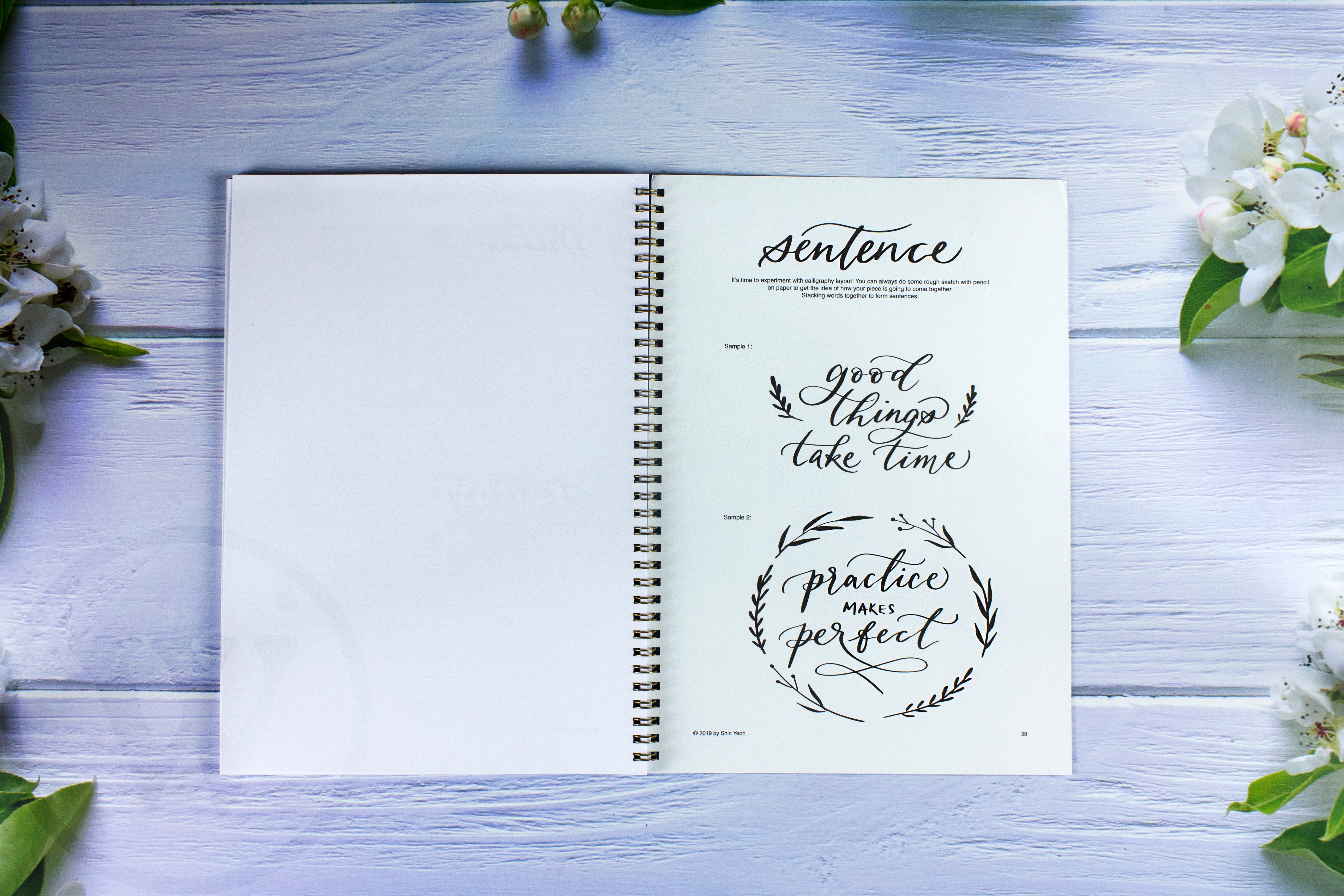 Modern Calligraphy (Dip Pen) Practice Sheets