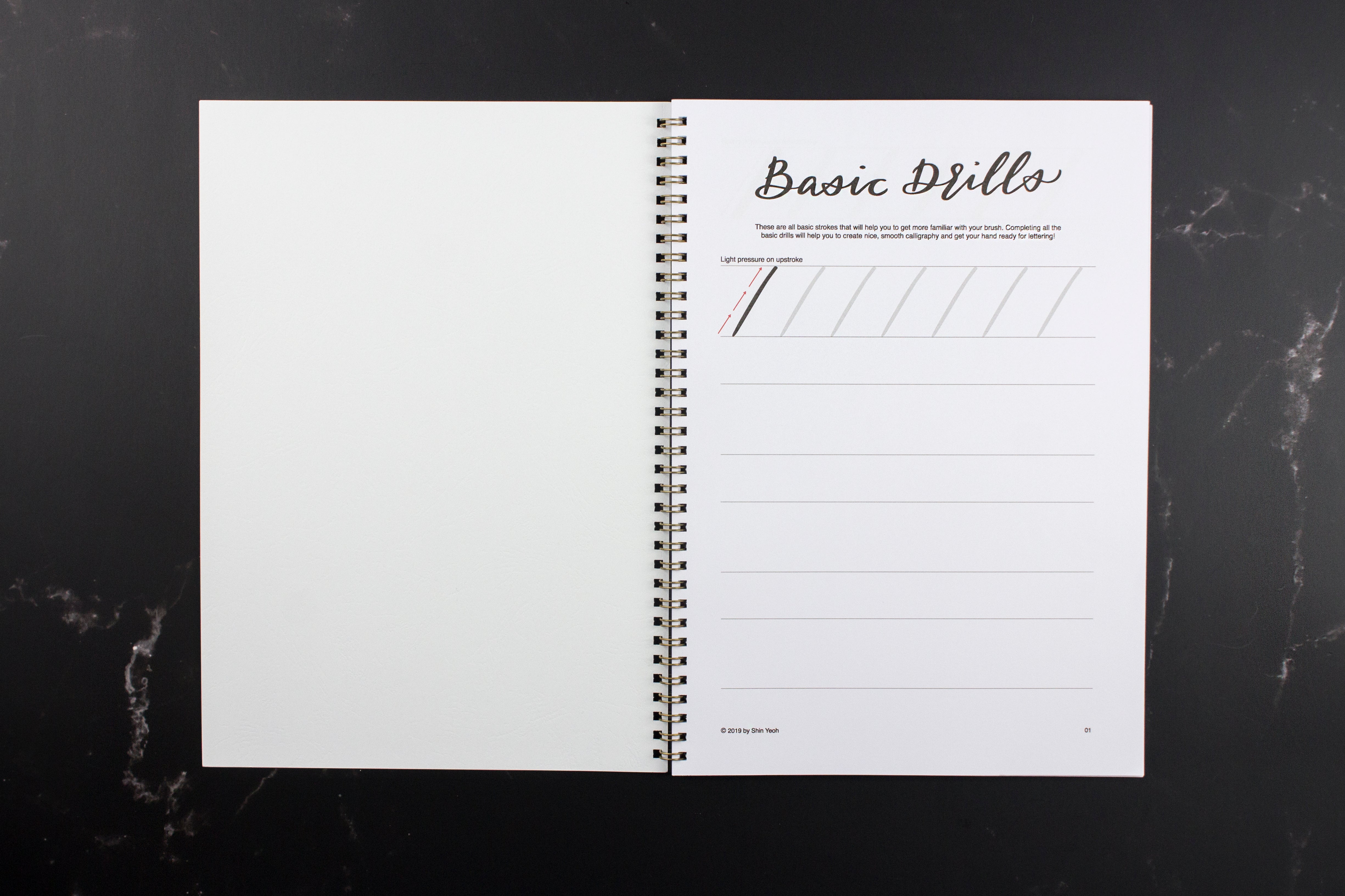 Watercolor Lettering Practice Sheets-New Edition